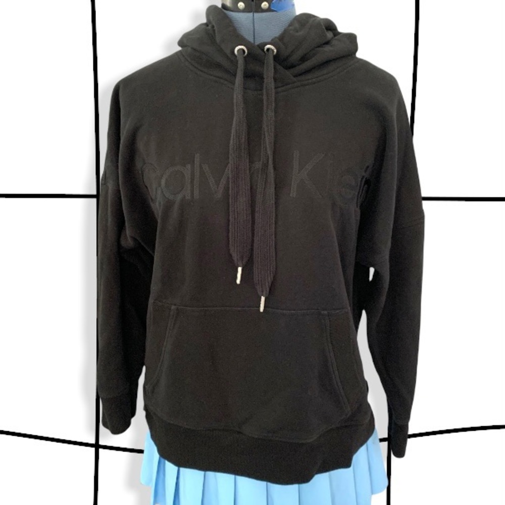 Calvin Klein black performance hoodie